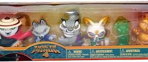 Kung Fu Panda: Paquete de 6 Figuras Coleccionables de 2.5 Pulgadas