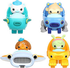 Octonautas: Paquete de 4 Vehículos Gup Racers