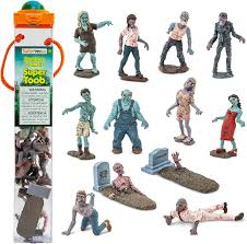 Conjunto Zombis Súper TOOB - 12 Minifiguras Safari Ltd.