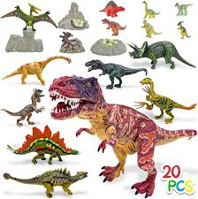 Conjunto de 20 Juguetes de Dinosaurios GizmoVine para Niños