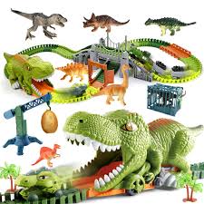 DeAO: Pista de Coches con Dinosaurios para Niños de 3 a 6 Años