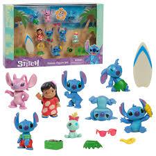 Juego de Figuras Deluxe Lilo y Stitch - 13 Piezas
