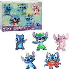 Conjunto Coleccionable de Figuras de Stitch - 5 Piezas