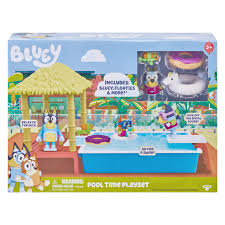 Divertido Set de Juego de Bluey en la Piscina