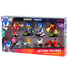 Figuras de Sonic Prime: ¡8 Piezas con 2 Personajes Raros!