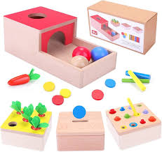 Juguetes Montessori de Madera para Niños de 1 a 3 Años
