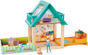 Juego de Veterinario Hape E3408: Amigos Peludos