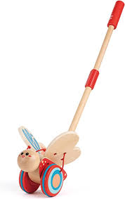 Juguete de Madera Mariposa Hape E0340: Empuja y Tira