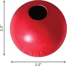 KONG - Pelota con Agujero - Juguete Resistente para Buscar