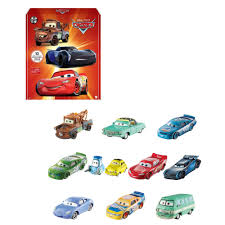 Pack de 10 Coches de Juguete de Disney Pixar Cars
