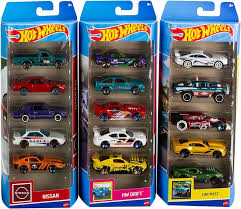Pack Coleccionista Hot Wheels: 5 Coches de Juguete para +3 Años
