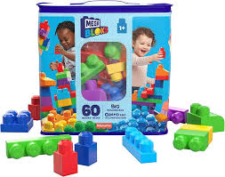 Bolsa Clásica Mega Bloks: 60 Bloques de Construcción