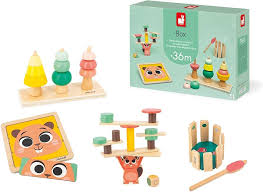 JANOD - Caja de Juegos para Bebés a Partir de 36 Meses