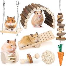 Juguetes Naturales para Hámsters y Conejos