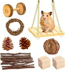 Juguetes Naturales para Hámsters - Paquete de 9
