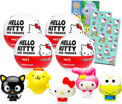 Caja Sorpresa Hello Kitty para Recuerdos de Fiesta - Pack de 4